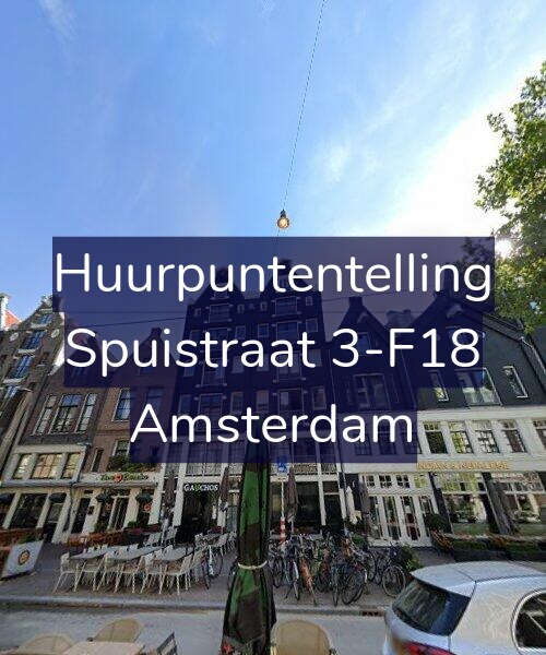 Foto gevel Huurpuntentelling voor Spuistraat 3-F18, Amsterdam