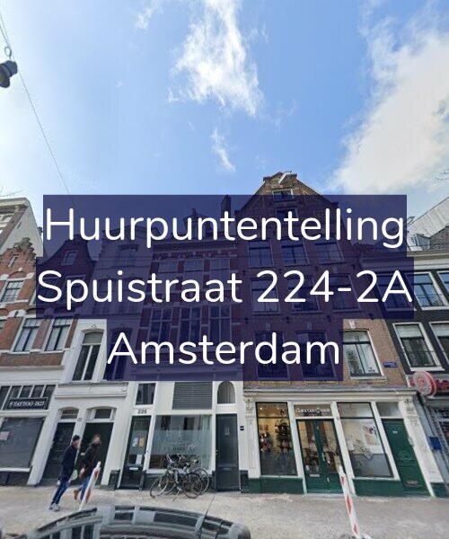 Foto gevel Huurpuntentelling voor Spuistraat 224-2A, Amsterdam