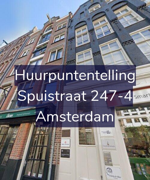 Foto gevel Huurpuntentelling voor Spuistraat 247-4, Amsterdam