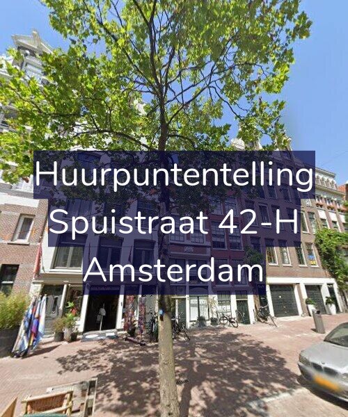 Foto gevel Huurpuntentelling voor Spuistraat 42-H, Amsterdam