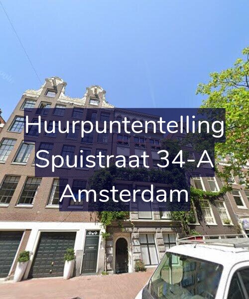 Foto gevel Huurpuntentelling voor Spuistraat 34-A, Amsterdam
