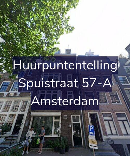 Foto gevel Huurpuntentelling voor Spuistraat 57-A, Amsterdam