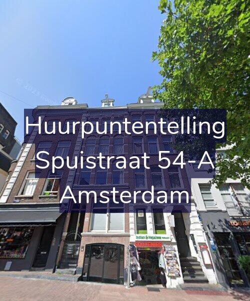 Foto gevel Huurpuntentelling voor Spuistraat 54-A, Amsterdam