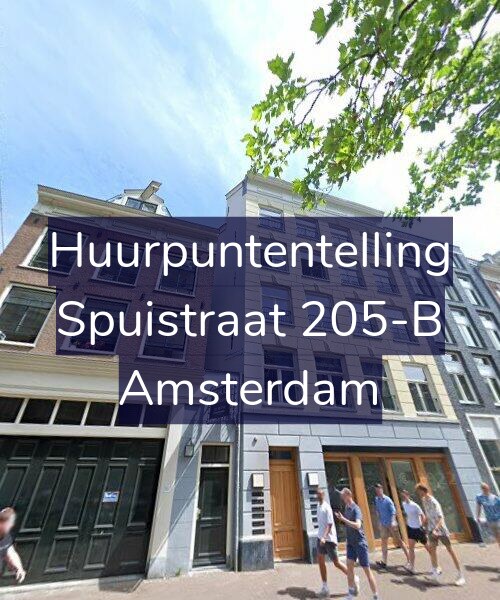 Foto gevel Huurpuntentelling voor Spuistraat 205-B, Amsterdam