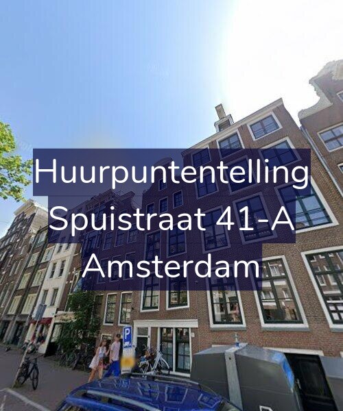 Foto gevel Huurpuntentelling voor Spuistraat 41-A, Amsterdam