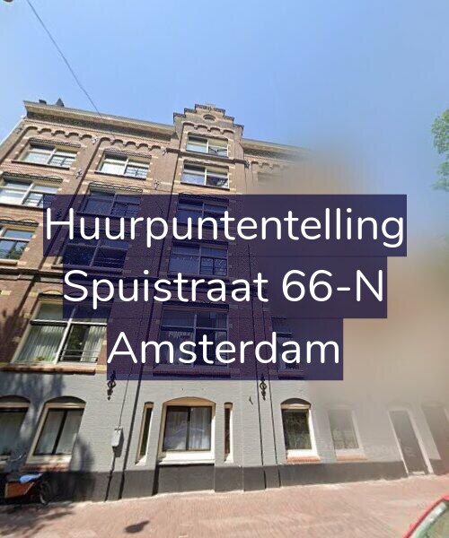 Foto gevel Huurpuntentelling voor Spuistraat 66-N, Amsterdam