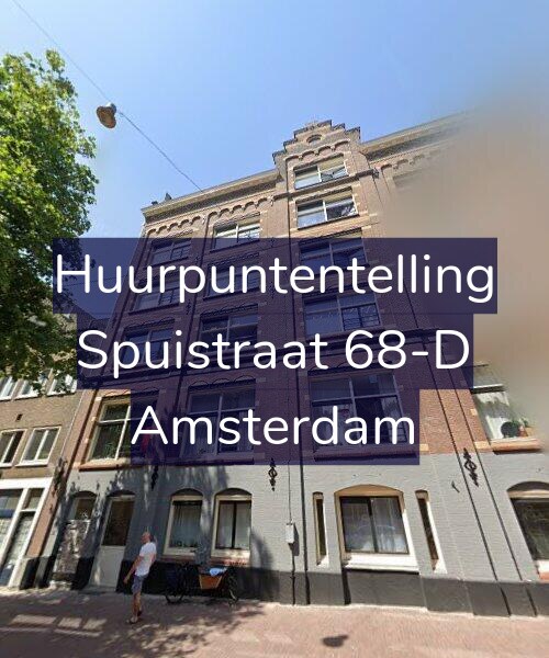 Foto gevel Huurpuntentelling voor Spuistraat 68-D, Amsterdam
