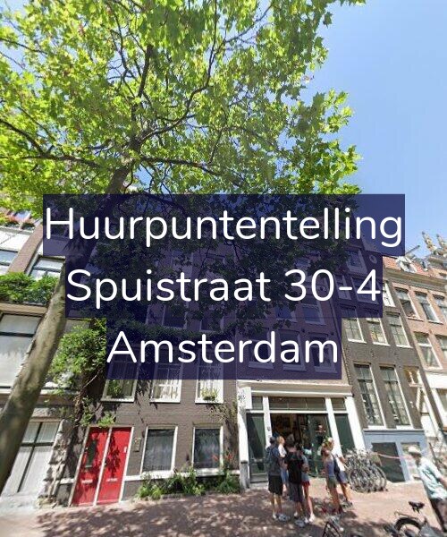 Foto gevel Huurpuntentelling voor Spuistraat 30-4, Amsterdam