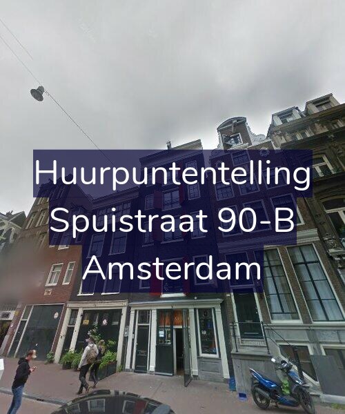 Foto gevel Huurpuntentelling voor Spuistraat 90-B, Amsterdam