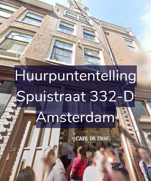 Foto gevel Huurpuntentelling voor Spuistraat 332-D, Amsterdam