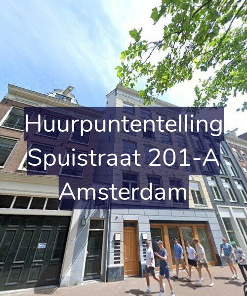 Foto gevel Huurpuntentelling voor Spuistraat 201-A, Amsterdam