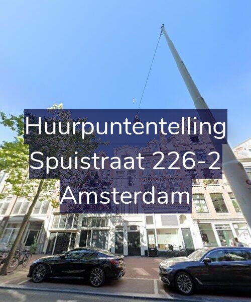 Foto gevel Huurpuntentelling voor Spuistraat 226-2, Amsterdam