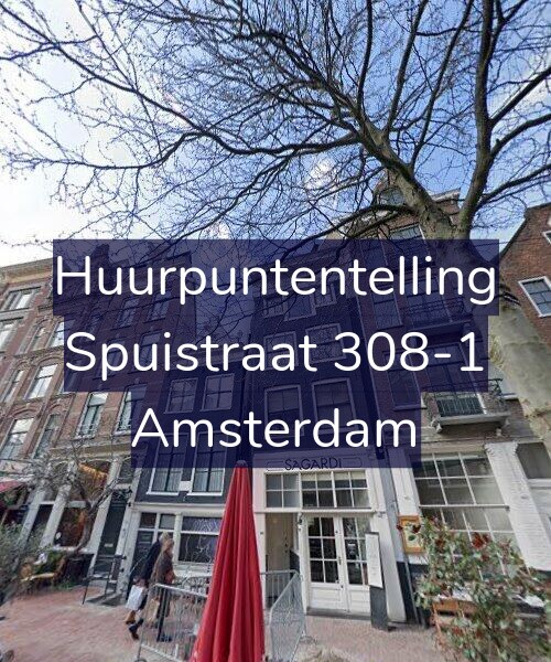Foto gevel Huurpuntentelling voor Spuistraat 308-1, Amsterdam