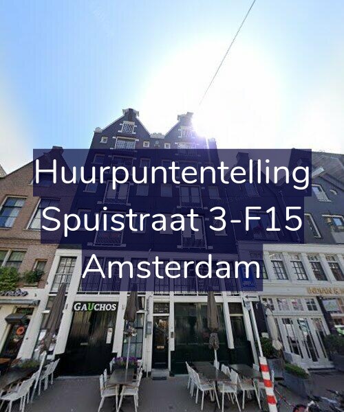 Foto gevel Huurpuntentelling voor Spuistraat 3-F15, Amsterdam