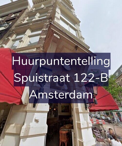 Foto gevel Huurpuntentelling voor Spuistraat 122-B, Amsterdam