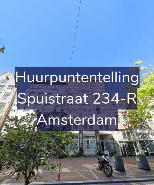Foto gevel Huurpuntentelling voor Spuistraat 234-R, Amsterdam