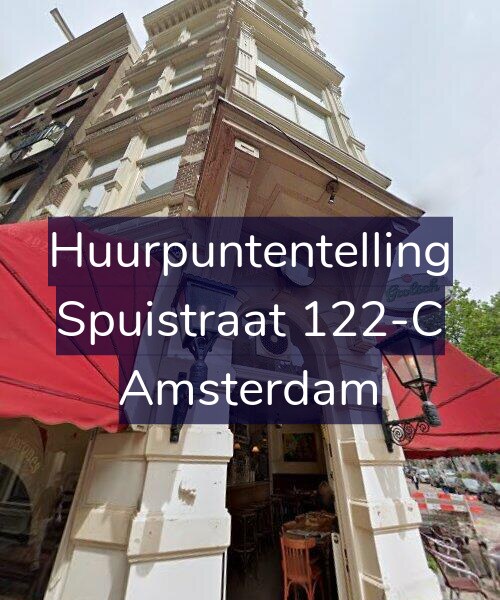 Foto gevel Huurpuntentelling voor Spuistraat 122-C, Amsterdam