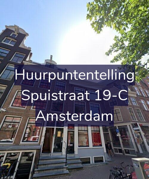 Foto gevel Huurpuntentelling voor Spuistraat 19-C, Amsterdam