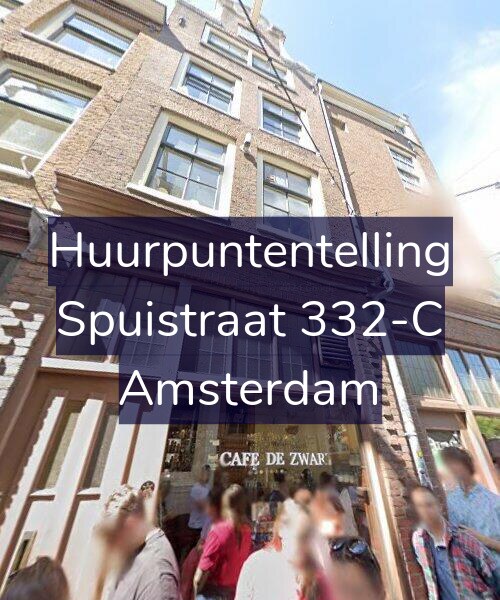 Foto gevel Huurpuntentelling voor Spuistraat 332-C, Amsterdam