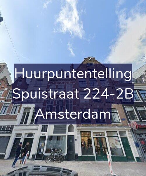 Foto gevel Huurpuntentelling voor Spuistraat 224-2B, Amsterdam