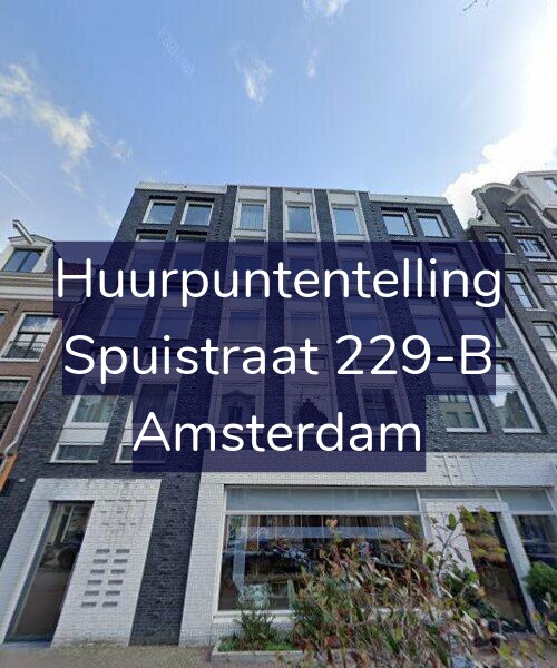 Foto gevel Huurpuntentelling voor Spuistraat 229-B, Amsterdam