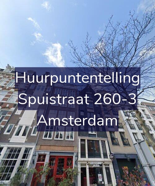 Foto gevel Huurpuntentelling voor Spuistraat 260-3, Amsterdam