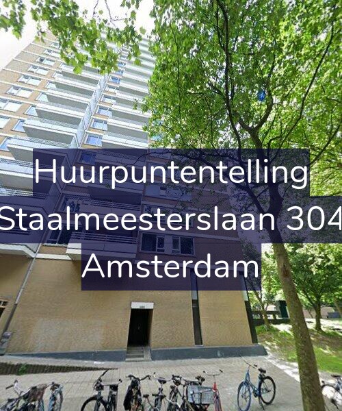 Foto gevel Huurpuntentelling voor Staalmeesterslaan 304, Amsterdam