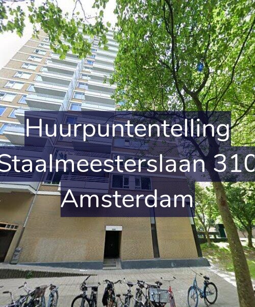 Foto gevel Huurpuntentelling voor Staalmeesterslaan 310, Amsterdam