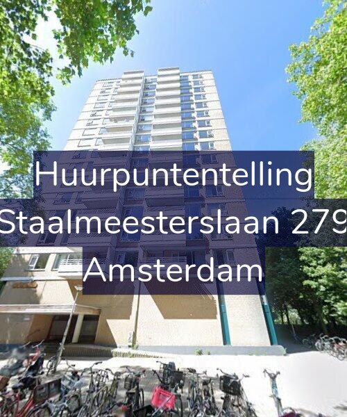 Foto gevel Huurpuntentelling voor Staalmeesterslaan 279, Amsterdam