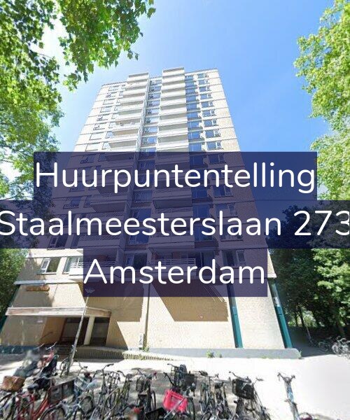 Foto gevel Huurpuntentelling voor Staalmeesterslaan 273, Amsterdam