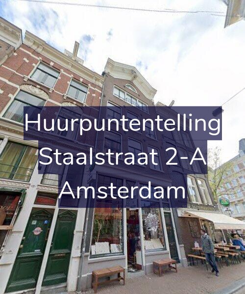 Foto gevel Huurpuntentelling voor Staalstraat 2-A, Amsterdam