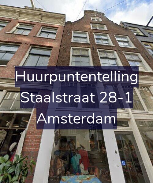 Foto gevel Huurpuntentelling voor Staalstraat 28-1, Amsterdam