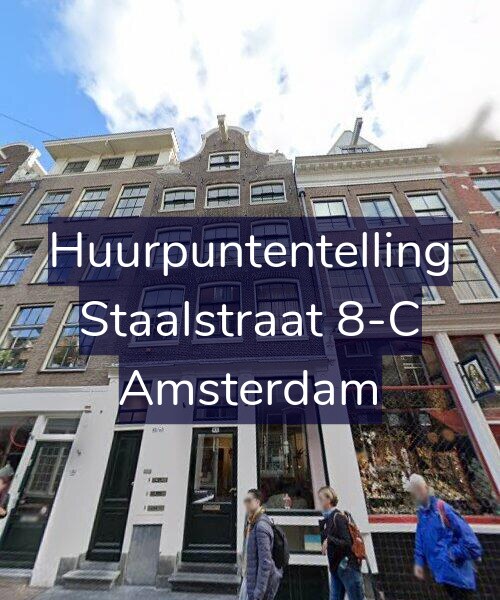 Foto gevel Huurpuntentelling voor Staalstraat 8-C, Amsterdam