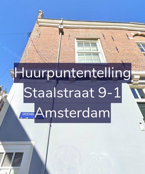 Foto gevel Huurpuntentelling voor Staalstraat 9-1, Amsterdam