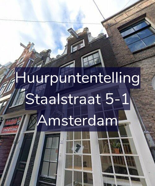 Foto gevel Huurpuntentelling voor Staalstraat 5-1, Amsterdam