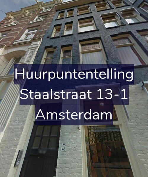 Foto gevel Huurpuntentelling voor Staalstraat 13-1, Amsterdam