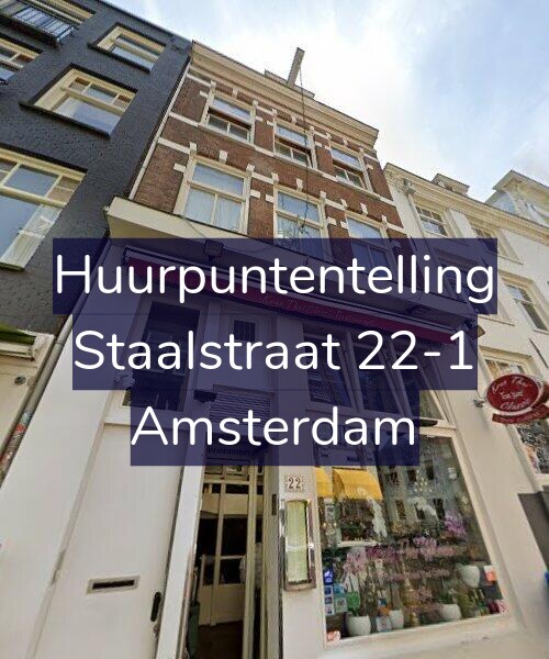 Foto gevel Huurpuntentelling voor Staalstraat 22-1, Amsterdam