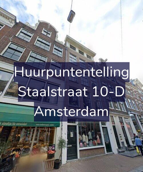 Foto gevel Huurpuntentelling voor Staalstraat 10-D, Amsterdam