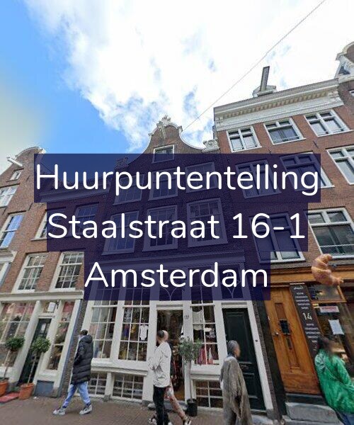 Foto gevel Huurpuntentelling voor Staalstraat 16-1, Amsterdam