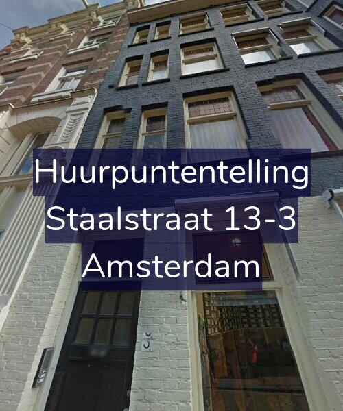 Foto gevel Huurpuntentelling voor Staalstraat 13-3, Amsterdam