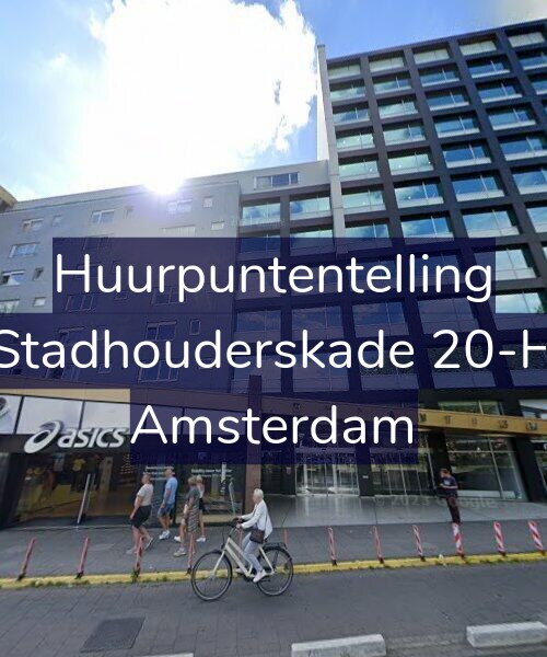 Foto gevel Huurpuntentelling voor Stadhouderskade 20-H, Amsterdam