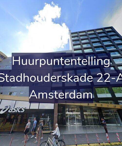 Foto gevel Huurpuntentelling voor Stadhouderskade 22-A, Amsterdam