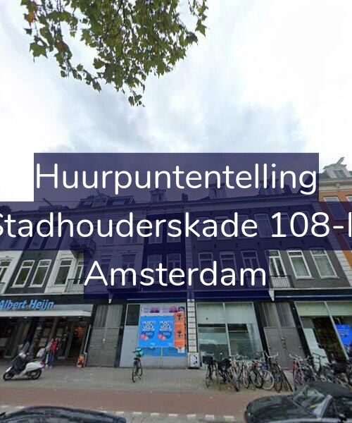 Foto gevel Huurpuntentelling voor Stadhouderskade 108-B, Amsterdam