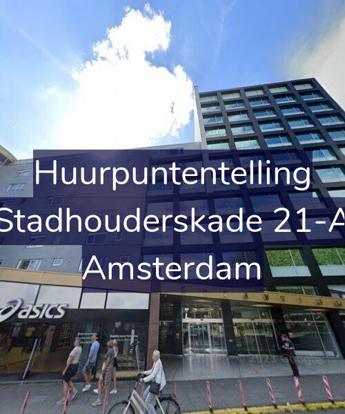 Foto gevel Huurpuntentelling voor Stadhouderskade 21-A, Amsterdam