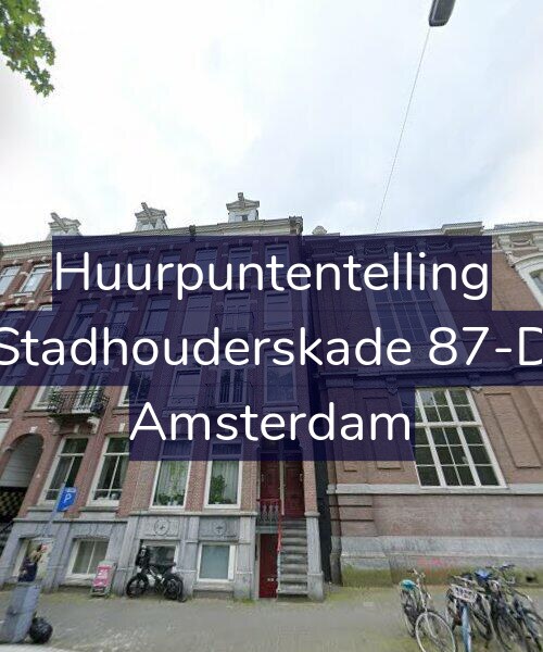 Foto gevel Huurpuntentelling voor Stadhouderskade 87-D, Amsterdam
