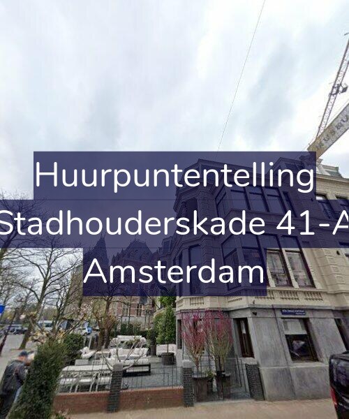 Foto gevel Huurpuntentelling voor Stadhouderskade 41-A, Amsterdam