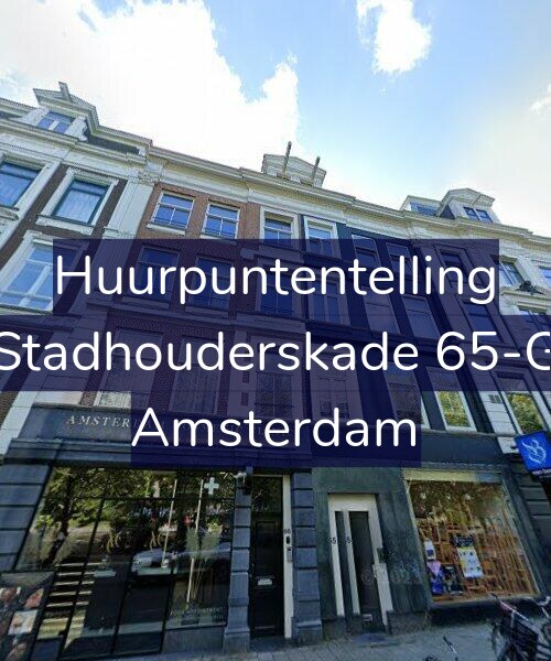 Foto gevel Huurpuntentelling voor Stadhouderskade 65-G, Amsterdam