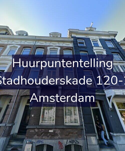 Foto gevel Huurpuntentelling voor Stadhouderskade 120-2, Amsterdam