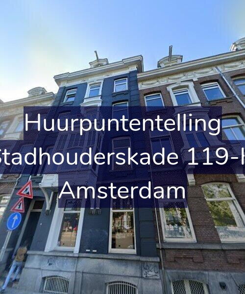 Foto gevel Huurpuntentelling voor Stadhouderskade 119-H, Amsterdam
