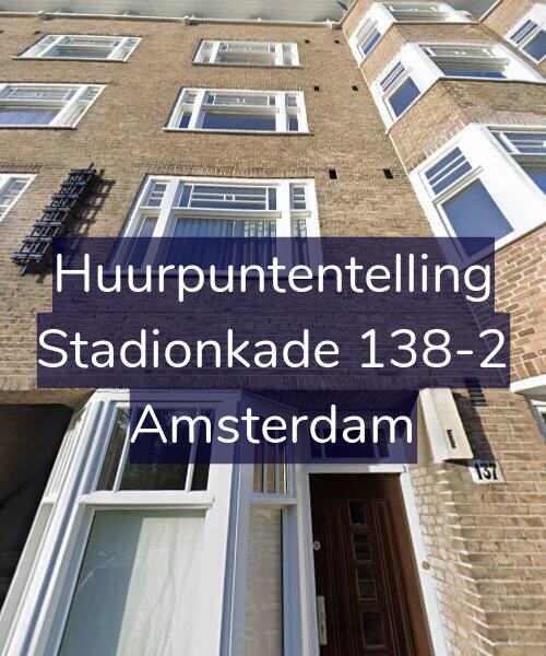 Foto gevel Huurpuntentelling voor Stadionkade 138-2, Amsterdam